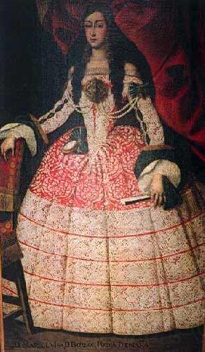 Miranda, Juan Carreno de Queen consort of Spain France oil painting art